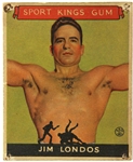 1933 Jim Londos #14 Goudey Sports Kings  (From the Bronko Nagurski Collection)