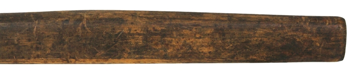 1860s-80s circa Town Ball Flat Barreled Baseball Bat (MEARS LOA)