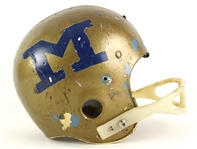 1960's Riddell Game Worn Football Helmet w/ 6 Strap Suspension System (MEARS LOA)