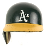1988 Walt Weiss Oakland Athletics Signed Game Worn Batting Helmet (MEARS LOA/JSA)