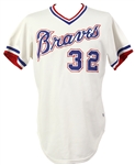 1981 Steve Bedrosian Atlanta Braves Game Worn Home Jersey (MEARS LOA)