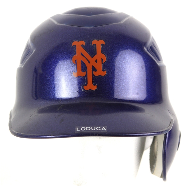 2007 Paul Lo Duca New York Mets Game Worn Batting Helmet (MEARS LOA/Steiner/MLB Hologram)