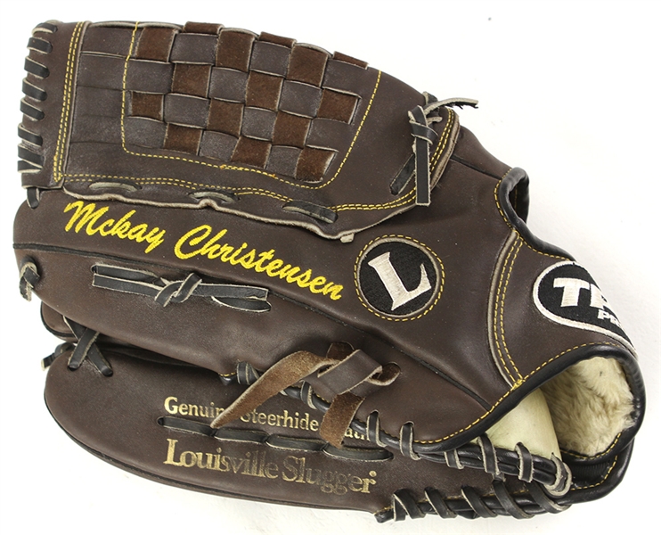 1999-2000 McKay Christensen Chicago White Sox Game Used Fielder’s Glove (BPH LOA) (MEARS LOA)