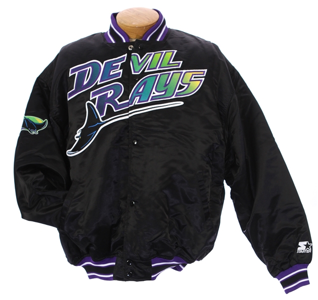 1998-99 Scott McClain Tampa Bay Devil Rays Game Worn Quilted Jacket (MEARS LOA/Team LOA)