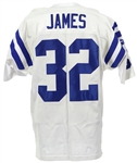 1999 Edgerrin James Indianapolis Colts White Jersey (MEARS LOA)