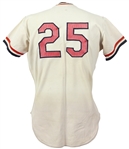 1974 St. Louis Cardinals #25 Minor League Game Worn Home Jersey (MEARS LOA)