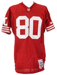1990s Jerry Rice San Francisco 49ers Red Jersey (MEARS LOA)