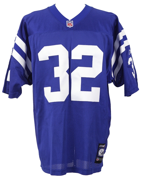 1999-2005 Edgerrin James Indianapolis Colts Blue Jersey (MEARS LOA)