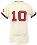 1980’s  #10 California Angels Game Worn Home Jersey (MEARS LOA)