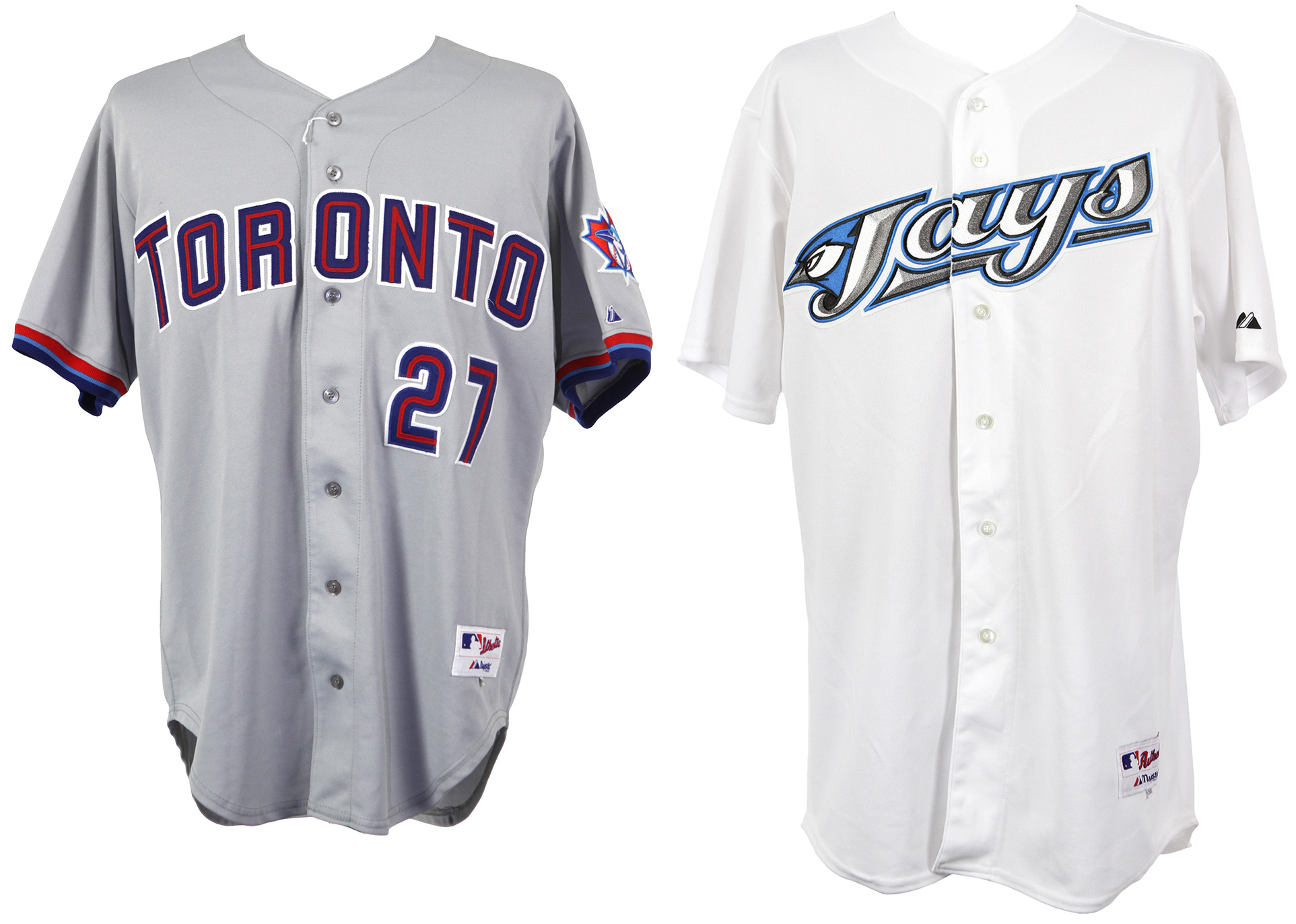 Lot Detail - 2000-07 Brandon League Todd Greene Toronto Blue Jays Game Worn  Jerseys - Lot of 2 (MEARS LOA)