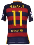 2015 Neymar Barcelona FC Jersey (MEARS LOA)