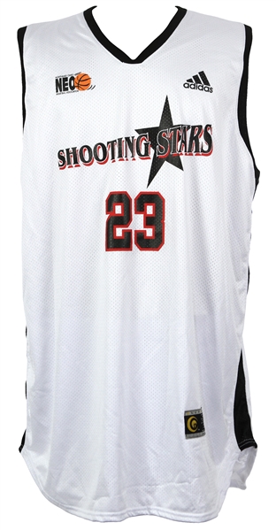 2002 LeBron James Northeast Ohio Shooting Stars AAU Uniform (MEARS A10 /Coach Letter)