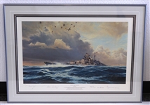 "Sighting the Bismarck" 28"x35" Framed Print, #349/850 (Jack Armitage Collection)