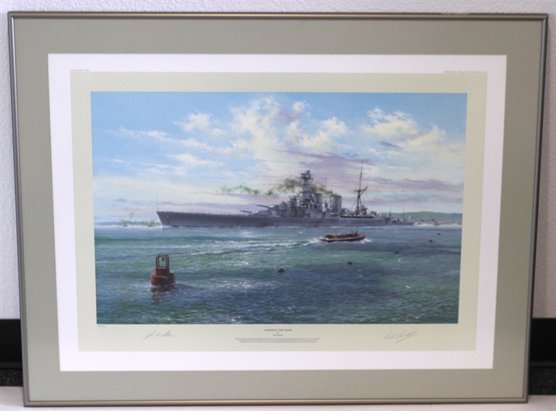"Farewell the Hood" 27"x35" Framed Print, #103/500 (John Armitage Collection)