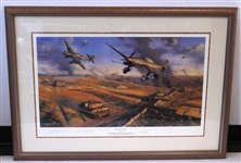 "Clash Over Remagen" 28"x38" Framed Print, #102/600 (Jack Armitage Collection)