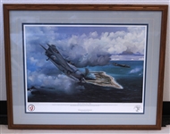 "Cat and Mouse over Wake" 27"x33" Framed Print, #7/100 (Jack Armitage Collection)