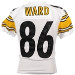 2009 Hines Ward Pittsburgh Steelers Signed Road Jersey w/ Super Bowl XLIII Patch (MEARS LOA/JSA)