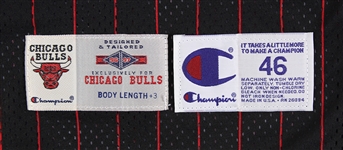 1996-97 Dennis Rodman Chicago Bulls Signed Alternate Jersey (MEARS LOA/JSA)
