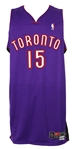2000-01 Vince Carter Toronto Raptors Game Worn Road Jersey (MEARS LOA)