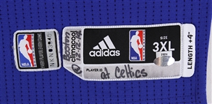 2014 (December 12) Amare Stoudemire New York Knicks Game Worn Road Jersey (MEARS LOA/Steiner)