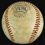 1958-62 Multi Signed ONL Giles Baseball w/ 20 Signatures Including Roger Maris, Ernie Banks, Gil Hodges & More (JSA)