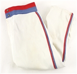 1982 Lee Elia Chicago Cubs Game Worn Road Uniform Pants (MEARS LOA)