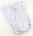 1998 Mike Piazza New York Mets Signed Game Worn Home Uniform Pants (MEARS LOA/JSA)