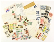 1919-1962 circa Project Mercury FDC and Stamp Assortment w/ desirable corner blocks