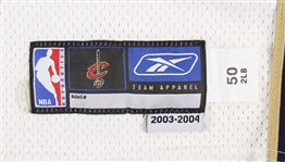 2003-04 LeBron James Cleveland Cavaliers Home Jersey (MEARS LOA)