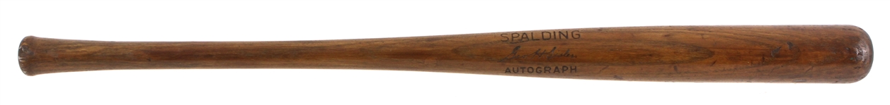 1915-25 George Sisler Spalding Autograph Store Model Bat 