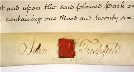 1791 (March 16th) Legal Release on Parchment