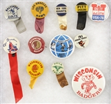 Massive Collection of 150+ Pinback Buttons (Political, Sports, Social Causes, Advertising)