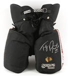 1993-2002 Tony Amonte Chicago Blackhawks Signed Game Worn Shorts (MEARS LOA/JSA)