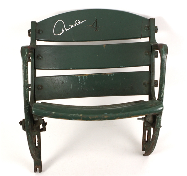 1953-2000 Paul Molitor Milwaukee Brewers Signed County Stadium Seat (MEARS LOA/JSA)