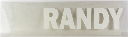 2004 Randy Johnson Arizona Diamondbacks 4,161 Career Strikeouts Chase Field Stadium Sign (MEARS LOA)