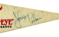 1989-92 Chicago Bulls Multi Signed Full Size 29 Pennant w/ 8 Signatures Including Michael Jordan, Scottie Pippen & More (Full JSA Letter) 