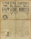 1880s-1970s Boxing Americana Memorabilia Collection - Lot of 3 w/ Frazier vs. Ali Closed Circuit Broadside & More 