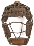 1900s circa Game Worn Catchers Mask (MERS LOA) Displayed at Yogi Berra Museum