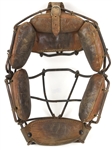 1900's circa Game Worn Catcher's Mask (MERS LOA) Displayed at Yogi Berra Museum