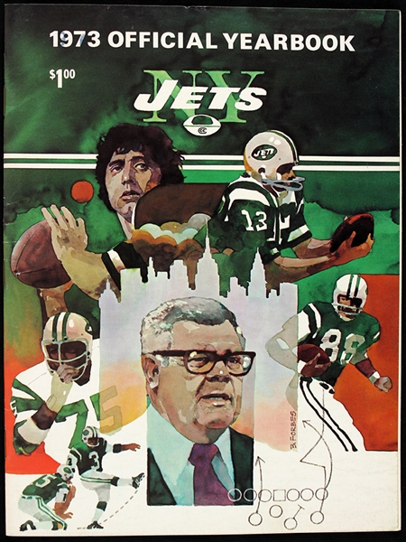 1973 New York Jets Official Team Yearbook