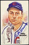 1981 Billy Herman Chicago Cubs Signed 3.5" x 5.5" Perez Steele Postcard (JSA)