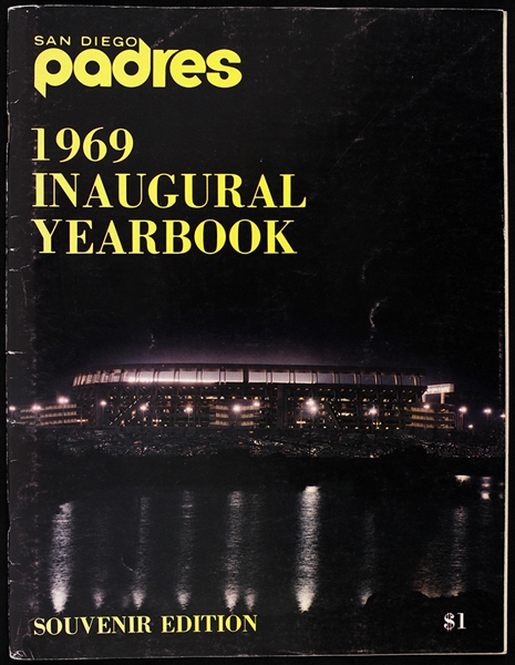 1969 San Diego Padres Inaugural Season Yearbook