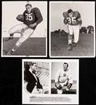 1950s-80s Alan Ameche Wisconsin Badgers 8" x 10" Photo Collection - Lot of 3