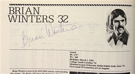 1978 Milwaukee Bucks Cleveland Cavaliers Signed MECCA Arena Program w/ 11 Signatures (JSA)