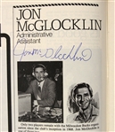 1978 Milwaukee Bucks Cleveland Cavaliers Signed MECCA Arena Program w/ 11 Signatures (JSA)
