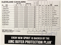1978 Milwaukee Bucks Cleveland Cavaliers Signed MECCA Arena Program w/ 11 Signatures (JSA)