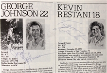 1978 Milwaukee Bucks Cleveland Cavaliers Signed MECCA Arena Program w/ 11 Signatures (JSA)