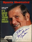 1971 George Blanda Oakland Raiders Signed Sports Illustrated Cover (JSA)