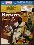 1971 Milwaukee Brewers Baltimore Orioles Signed County Stadium Program w/ 5 Signatures Including Earl Weaver, Brooks Robinson & More (JSA)