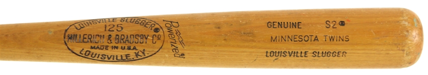 1977-79 Minnesota Twins H&B Louisville Slugger Professional Model Game Used Bat (MEARS LOA)